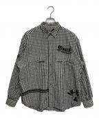 Porter Classicポータークラシック）の古着「OSWALD ROLL UP GINGHAM」｜ブラック