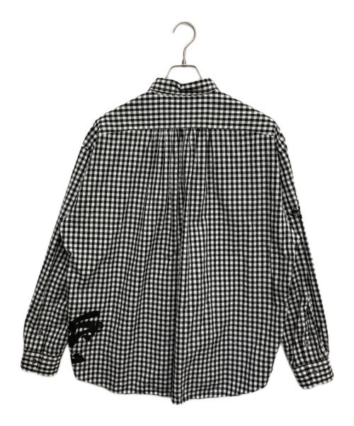 Porter Classic（ポータークラシック）Porter Classic (ポータークラシック) OSWALD ROLL UP GINGHAM ブラック サイズ:Lの古着・服飾アイテム