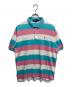 POLO RALPH LAUREN（ポロ・ラルフローレン）の古着「ボーダーポロシャツ」｜スカイブルー