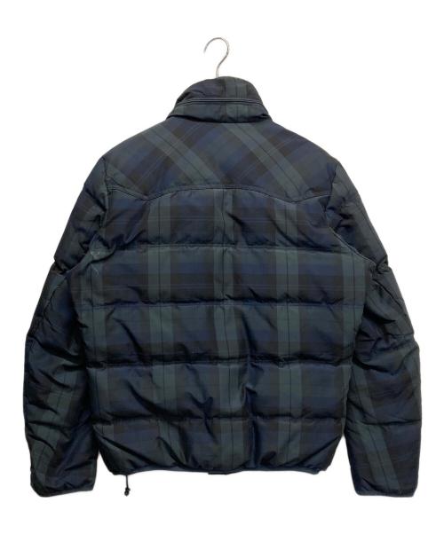 DIESEL（ディーゼル）DIESEL (ディーゼル) タータンチェックダウンジャケット グリーン サイズ:Lの古着・服飾アイテム