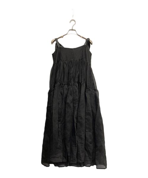 Sister Jane（シスタージェーン）Sister Jane (シスタージェーン) Bow Ruffle Onepiece ブラック サイズ:Sの古着・服飾アイテム