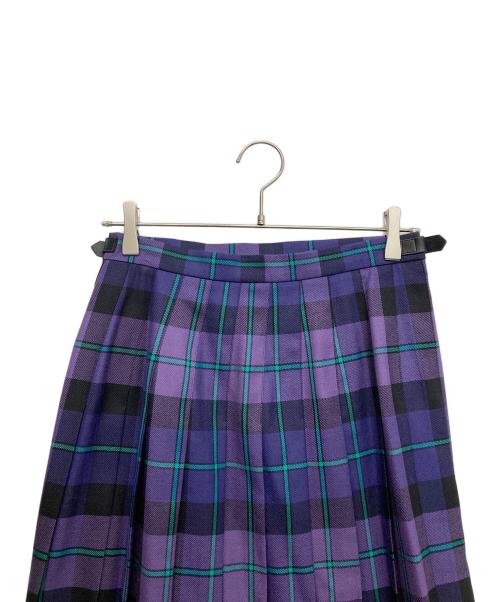 O'NEIL OF DUBLIN（オニールオブダブリン）O'NEIL OF DUBLIN (オニールオブダブリン) ウールスカート パープル サイズ:38の古着・服飾アイテム