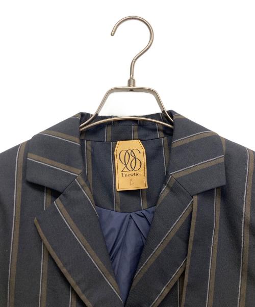Tnewties（トゥエンティーズ）TNEWTIES (トゥエンティーズ) テーラードジャケット ブラック サイズ:Lの古着・服飾アイテム