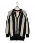 Supreme（シュプリーム）の古着「Striped Mohair Cardigan」｜ブラック×ホワイト