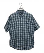 RALPH LAURENラルフローレン）の古着「BLAIRE Ｓ/Ｓチェックシャツ」｜グリーン