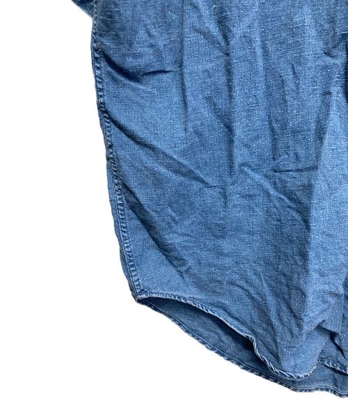 GAP（ギャップ）GAP (ギャップ) S/Sシャンブレーシャツ ブルー サイズ:Mの古着・服飾アイテム
