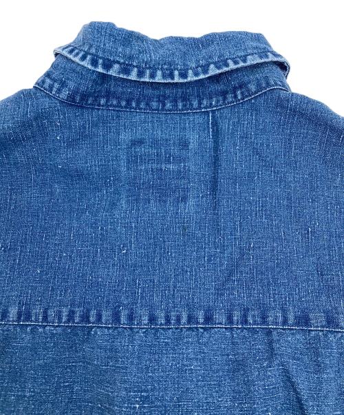GAP（ギャップ）GAP (ギャップ) S/Sシャンブレーシャツ ブルー サイズ:Mの古着・服飾アイテム