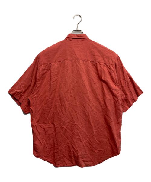 GAP（ギャップ）GAP (ギャップ) リネンコットンS/Sシャツ ピンク サイズ:Lの古着・服飾アイテム