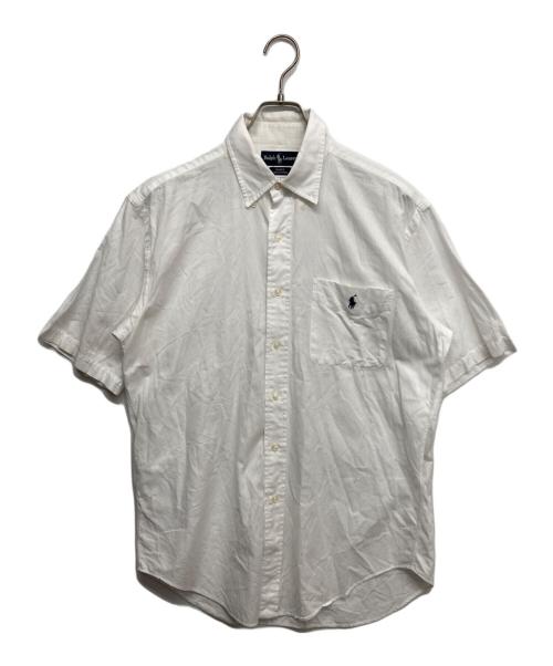 RALPH LAUREN（ラルフローレン）RALPH LAUREN (ラルフローレン) BLAKE コットンシャツ ホワイト サイズ:Mの古着・服飾アイテム