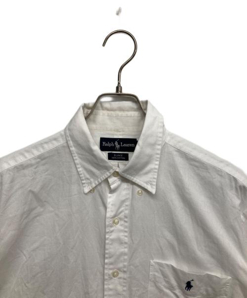 RALPH LAUREN（ラルフローレン）RALPH LAUREN (ラルフローレン) BLAKE コットンシャツ ホワイト サイズ:Mの古着・服飾アイテム