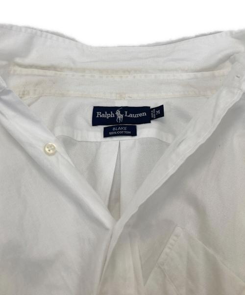 RALPH LAUREN（ラルフローレン）RALPH LAUREN (ラルフローレン) BLAKE コットンシャツ ホワイト サイズ:Mの古着・服飾アイテム