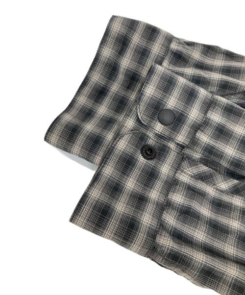 MONKEY TIME（モンキータイム）MONKEY TIME (モンキータイム) レギュラーカラーチェックシャツ グレー サイズ:XLの古着・服飾アイテム