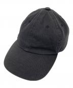 Acne studiosアクネ ストゥディオズ）の古着「COTTON BASEBALL CAP」｜ブラック