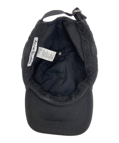 Acne studios（アクネ ストゥディオズ）ACNE STUDIOS (アクネ ストゥディオズ) COTTON BASEBALL CAP ブラック サイズ:one sizeの古着・服飾アイテム