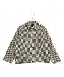 JOURNAL STANDARD relume（ジャーナルスタンダード レリューム）の古着「INDIA COTTON ”チェッカー” クロシェシャツ」｜ホワイト