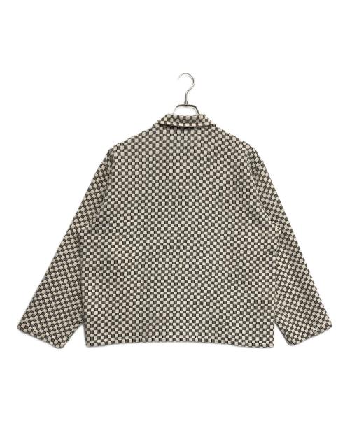 JOURNAL STANDARD relume（ジャーナルスタンダード レリューム）JOURNAL STANDARD relume (ジャーナルスタンダード レリューム) INDIA COTTON ”チェッカー” クロシェシャツ ホワイト サイズ:Lの古着・服飾アイテム