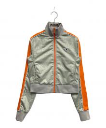 DIESEL（ディーゼル）の古着「F-MACSY-MON トラックジャケット」｜グリーン