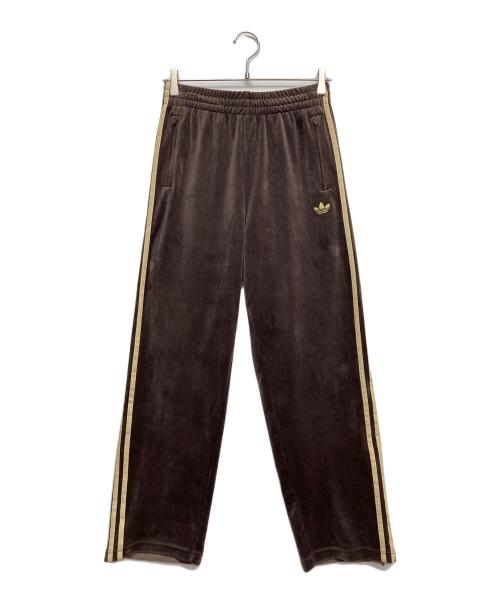 adidas（アディダス）adidas (アディダス) ファイヤーバードベロアトラックパンツ ブラウン サイズ:Sの古着・服飾アイテム