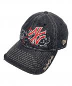 New Eraニューエラ）の古着「9TWENTY DENIM CAP」｜ブラック