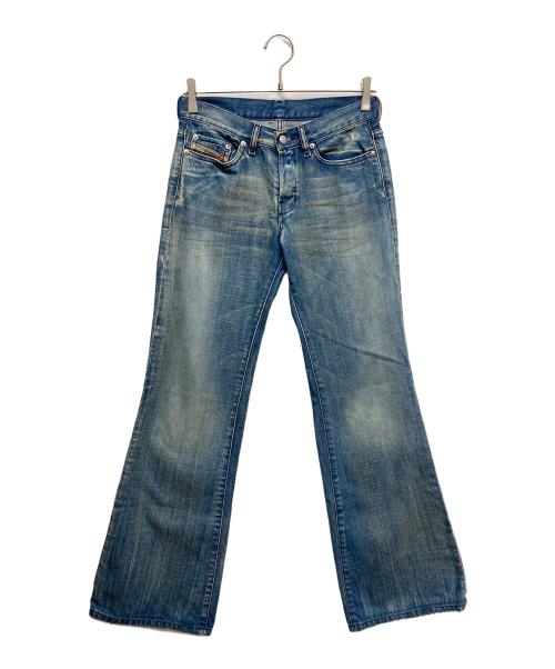 DIESEL（ディーゼル）DIESEL (ディーゼル) フレアデニムパンツ ブルー サイズ:W27の古着・服飾アイテム