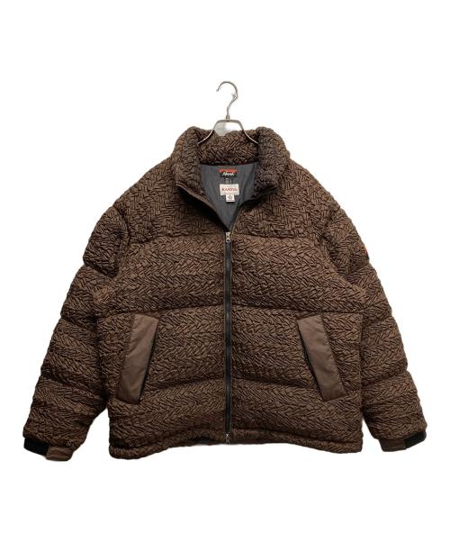 KAMIYA（カミヤ）KAMIYA (カミヤ) NANGA (ナンガ) コラボ Down Blouson ブラウン サイズ:Lの古着・服飾アイテム