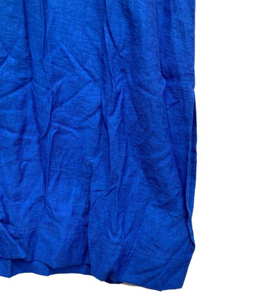 SLOBE IENA（スローブ イエナ）SLOBE IENA (スローブ イエナ) リネン混リラックススキッパーワンピース ブルー サイズ:38の古着・服飾アイテム