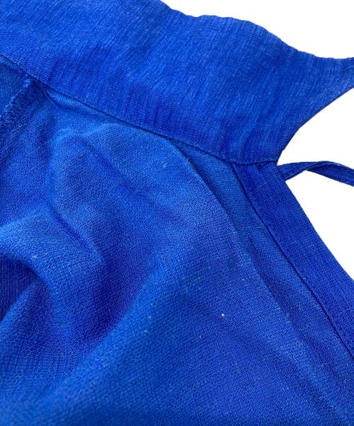 SLOBE IENA（スローブ イエナ）SLOBE IENA (スローブ イエナ) リネン混リラックススキッパーワンピース ブルー サイズ:38の古着・服飾アイテム