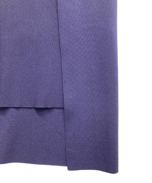 ADORE（アドーア）ADORE (アドーア) レーヨンリブワンピース パープル サイズ:38の古着・服飾アイテム