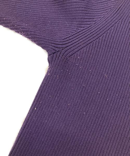ADORE（アドーア）ADORE (アドーア) レーヨンリブワンピース パープル サイズ:38の古着・服飾アイテム