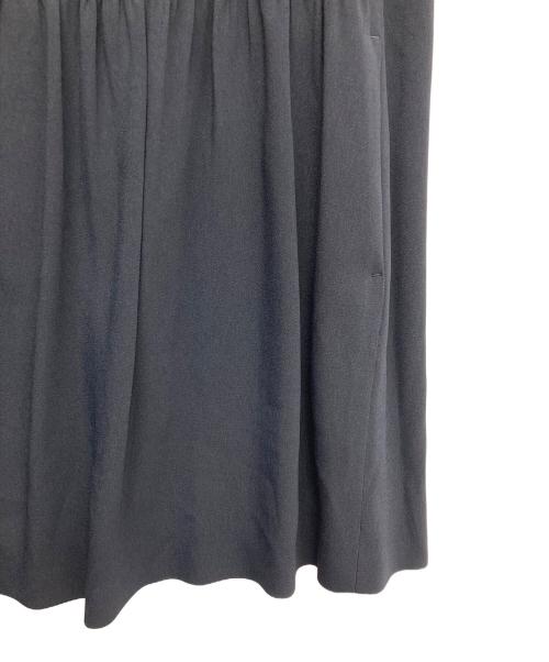 MaxMara（マックスマーラ）MaxMara (マックスマーラ) アセテートノースリーブワンピース ネイビー サイズ:42の古着・服飾アイテム