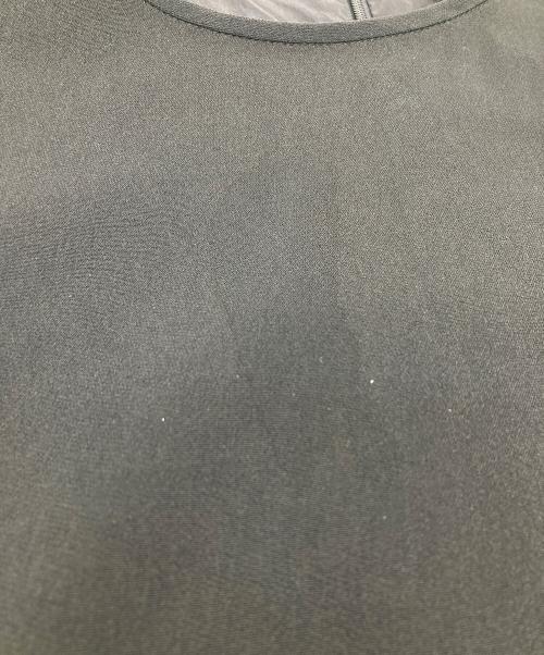 MaxMara（マックスマーラ）MaxMara (マックスマーラ) アセテートノースリーブワンピース ネイビー サイズ:42の古着・服飾アイテム