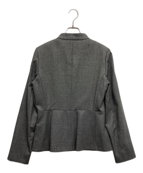 MaxMara（マックスマーラ）MaxMara (マックスマーラ) ノーカラージャケット グレー サイズ:42の古着・服飾アイテム