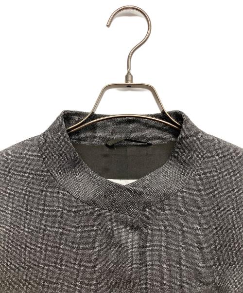 MaxMara（マックスマーラ）MaxMara (マックスマーラ) ノーカラージャケット グレー サイズ:42の古着・服飾アイテム