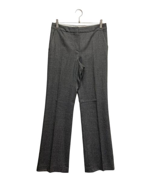 MaxMara（マックスマーラ）MaxMara (マックスマーラ) ワンタックスラックスパンツ グレー サイズ:42の古着・服飾アイテム