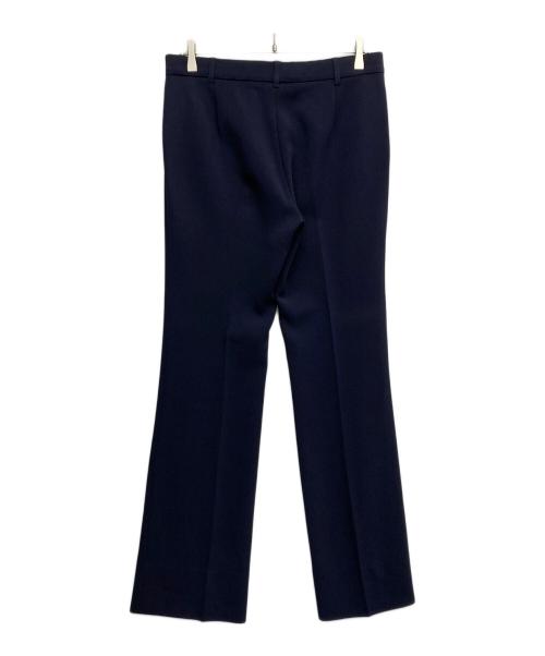 MaxMara（マックスマーラ）MaxMara (マックスマーラ) ワンタックスラックスパンツ ネイビー サイズ:42の古着・服飾アイテム