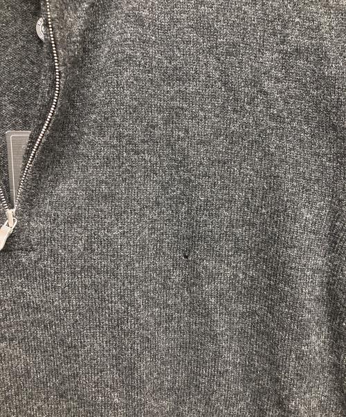 GOBI（ゴビ）GOBI (ゴビ) カシミヤハーフジップニット ブラック サイズ:Mの古着・服飾アイテム