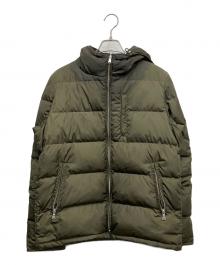 green label relaxing（グリーンレーベルリラクシング）の古着「LIMONTA フーデットダウン ジャケット」｜グリーン