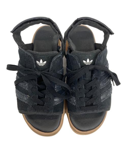 adidas（アディダス）adidas (アディダス) GAZELLE-サンダル ブラック サイズ:22.5の古着・服飾アイテム