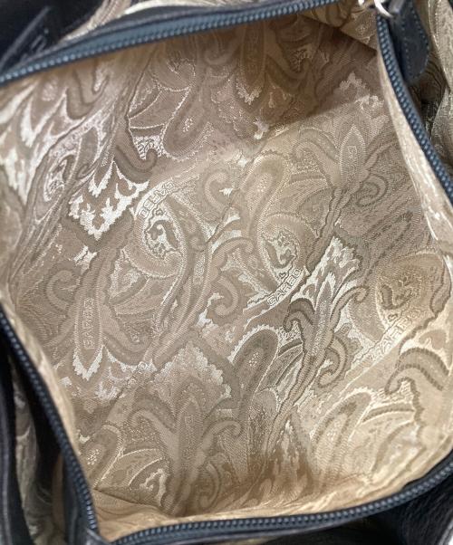 GARBO（ガルボ）GARBO (ガルボ) レザーハンドバッグ ブラックの古着・服飾アイテム