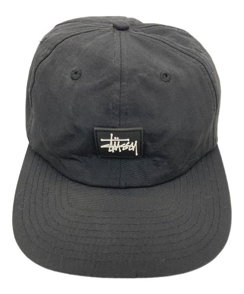 stussy（ステューシー）stussy (ステューシー) ロゴキャップ ブラックの古着・服飾アイテム