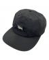 stussy（ステューシー）の古着「ロゴキャップ」｜ブラック