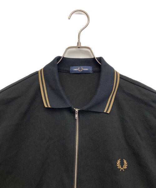 FRED PERRY（フレッドペリー）FRED PERRY (フレッドペリー) アイコンジップアップジャケット ブラック サイズ:Lの古着・服飾アイテム