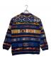 KENZO (ケンゾー) マルチカラーニット ベージュ×ブルー サイズ:-：5000円