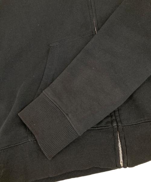 stussy（ステューシー）stussy (ステューシー) STOCK LOGO ZIP Hoodie ブラック サイズ:Sの古着・服飾アイテム