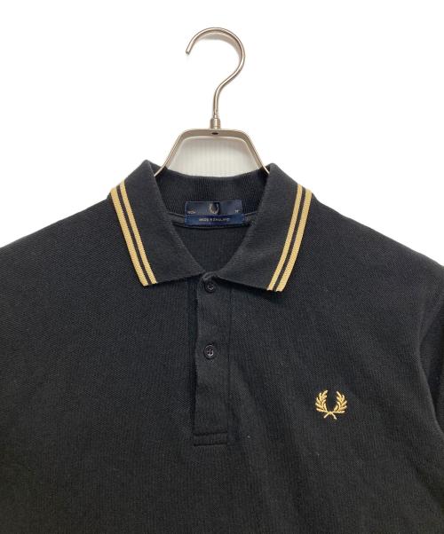 FRED PERRY（フレッドペリー）FRED PERRY (フレッドペリー) ロングスリーブポロシャツ ブラック サイズ:38の古着・服飾アイテム