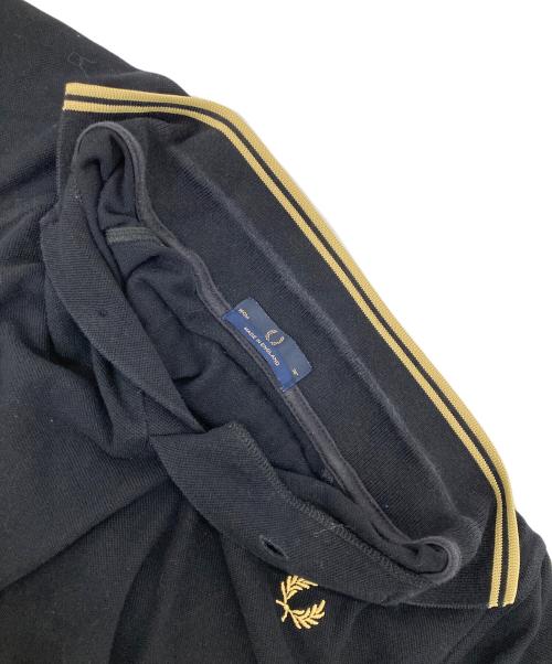 FRED PERRY（フレッドペリー）FRED PERRY (フレッドペリー) ロングスリーブポロシャツ ブラック サイズ:38の古着・服飾アイテム