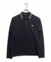 FRED PERRY（フレッドペリー）の古着「ロングスリーブポロシャツ」｜ブラック