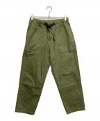 GRAMICCIグラミチ）の古着「LOOSE TAPERED PANTS」｜グリーン