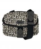 KENZOケンゾー）の古着「JACQUARD MINI  CROSSBODY BAG」｜ブラック