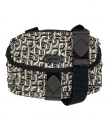 KENZO（ケンゾー）の古着「JACQUARD MINI  CROSSBODY BAG」｜ブラック